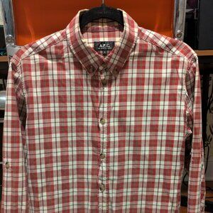 A.P.C. Plaid Shirt- Small